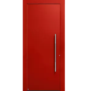 Стальная дверь Thermo Carbon Мотив 860 рубиново-красная RAL 3003 1000x2100